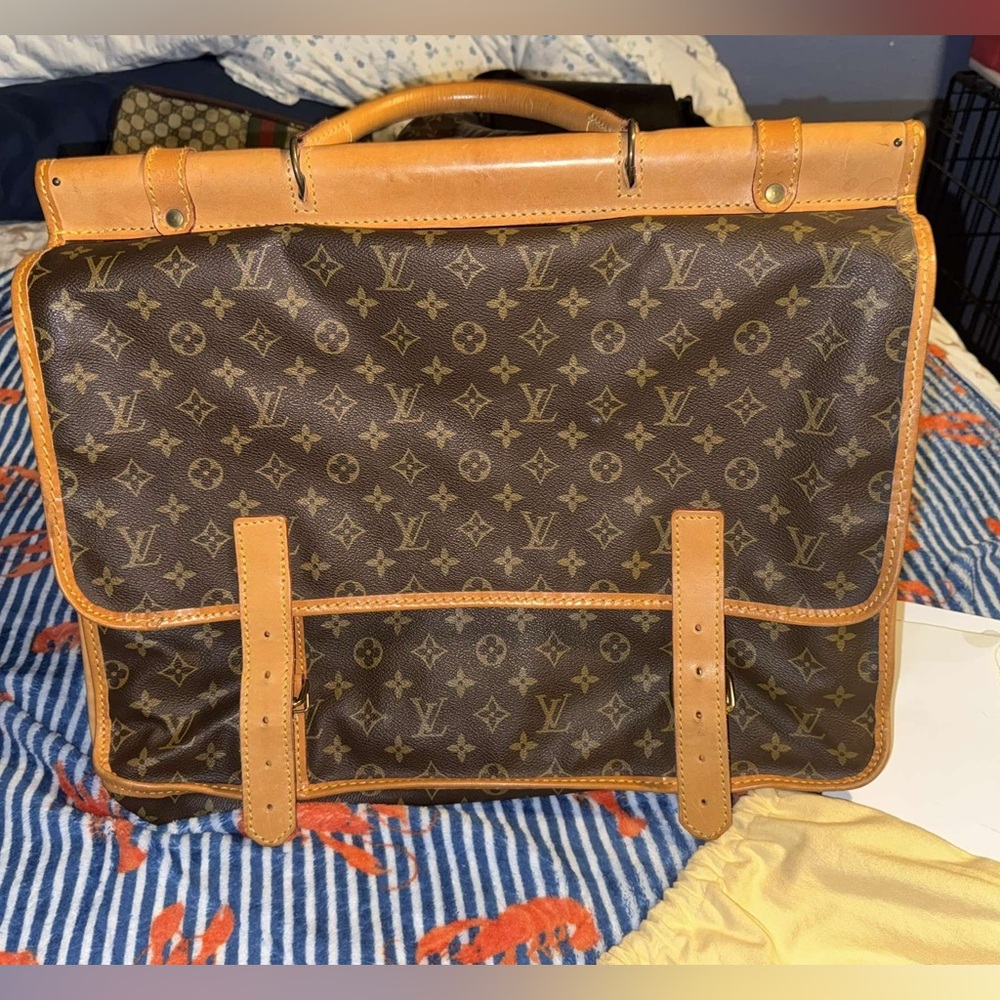 Louis Vuitton Louis Vuitton monogram Kleber travel bag Brown